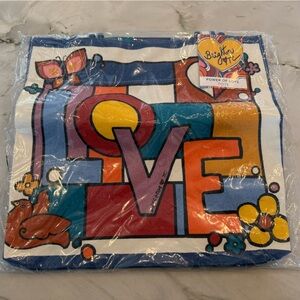 Brighton Multicolor Love Graphic Tote